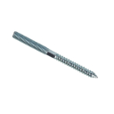Dowel screw with metric-and wood thread, stainless steel, AISI316, M8x100